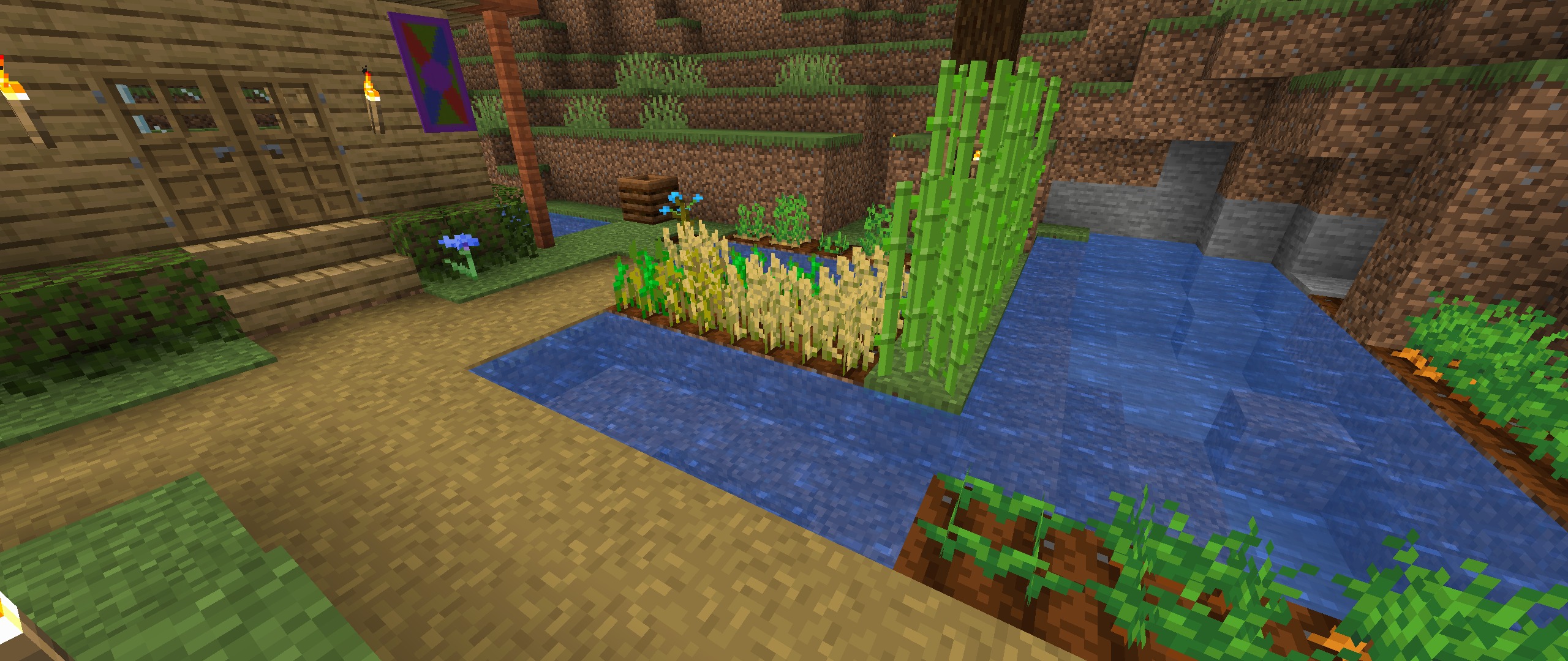 Here's my current survival build, small and humble. | image tagged in minecraft | made w/ Imgflip meme maker