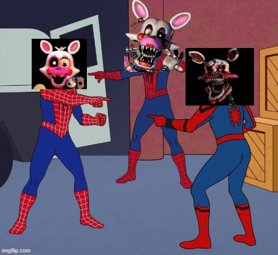 Spider Man Triple | image tagged in spider man triple | made w/ Imgflip meme maker