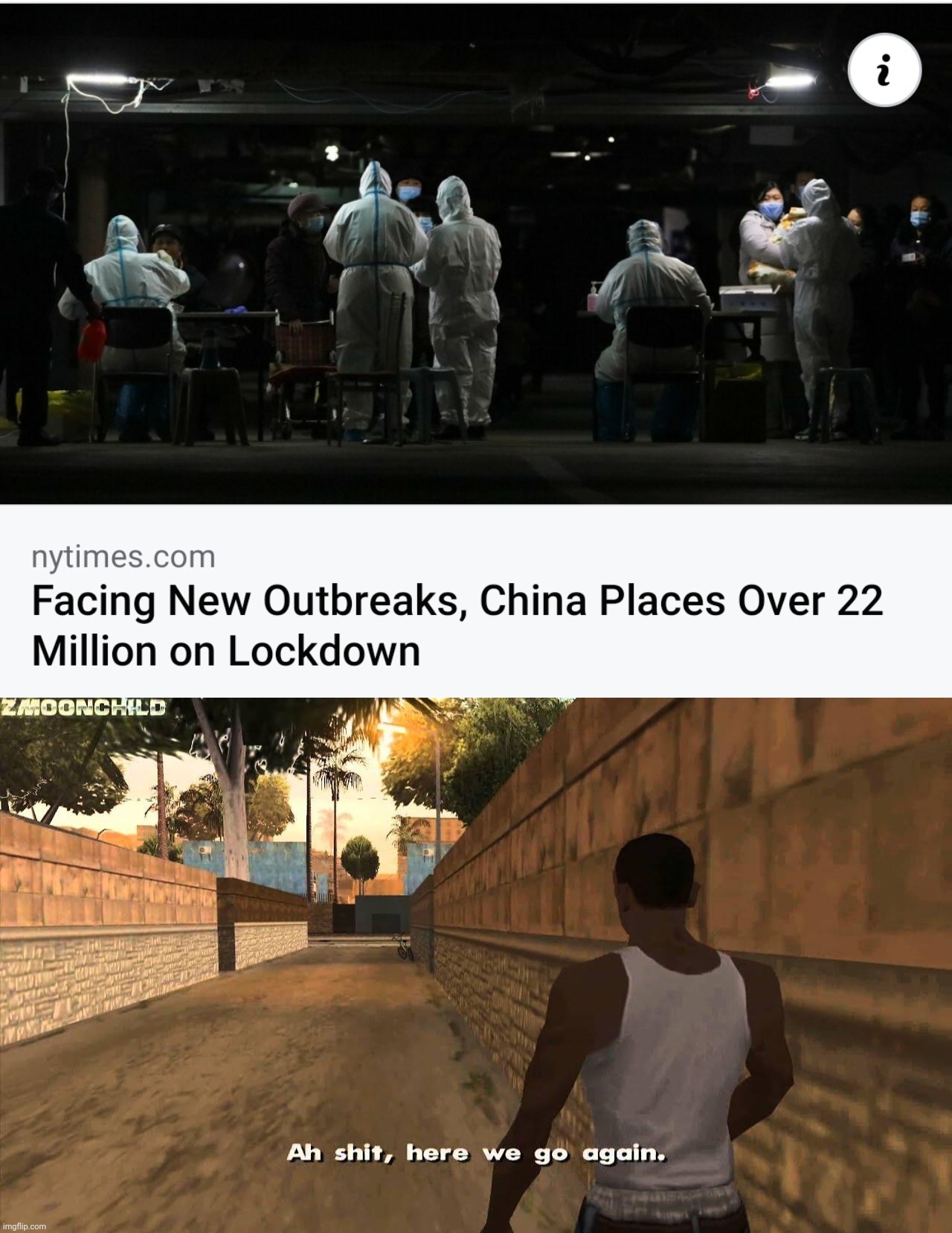 :( | image tagged in here we go again,china,wuhan,coronavirus,covid-19,oh no | made w/ Imgflip meme maker