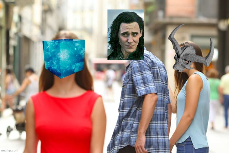 Loki | image tagged in memes,distracted boyfriend | made w/ Imgflip meme maker