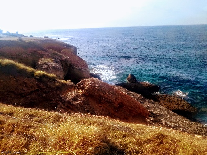 Crumbling Shore | made w/ Imgflip meme maker