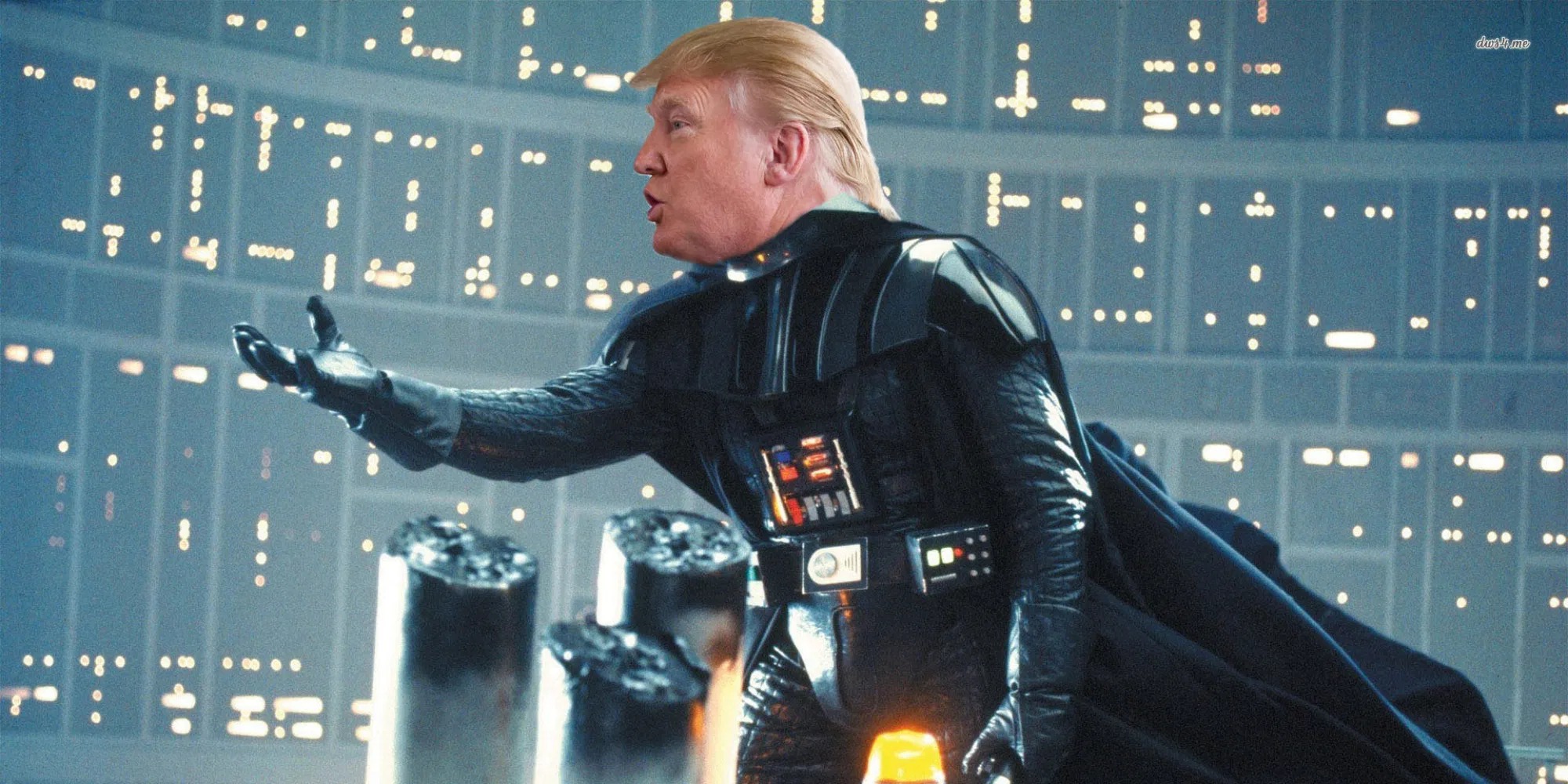 Trump Vader Blank Meme Template