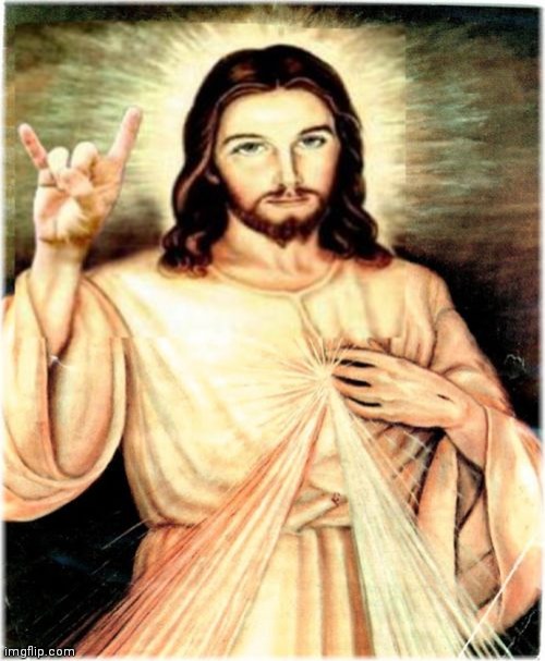 Metal Jesus Meme | image tagged in memes,metal jesus | made w/ Imgflip meme maker