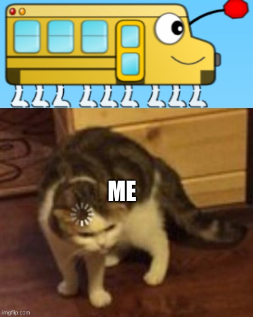 cusersed | ME | image tagged in loading cat | made w/ Imgflip meme maker