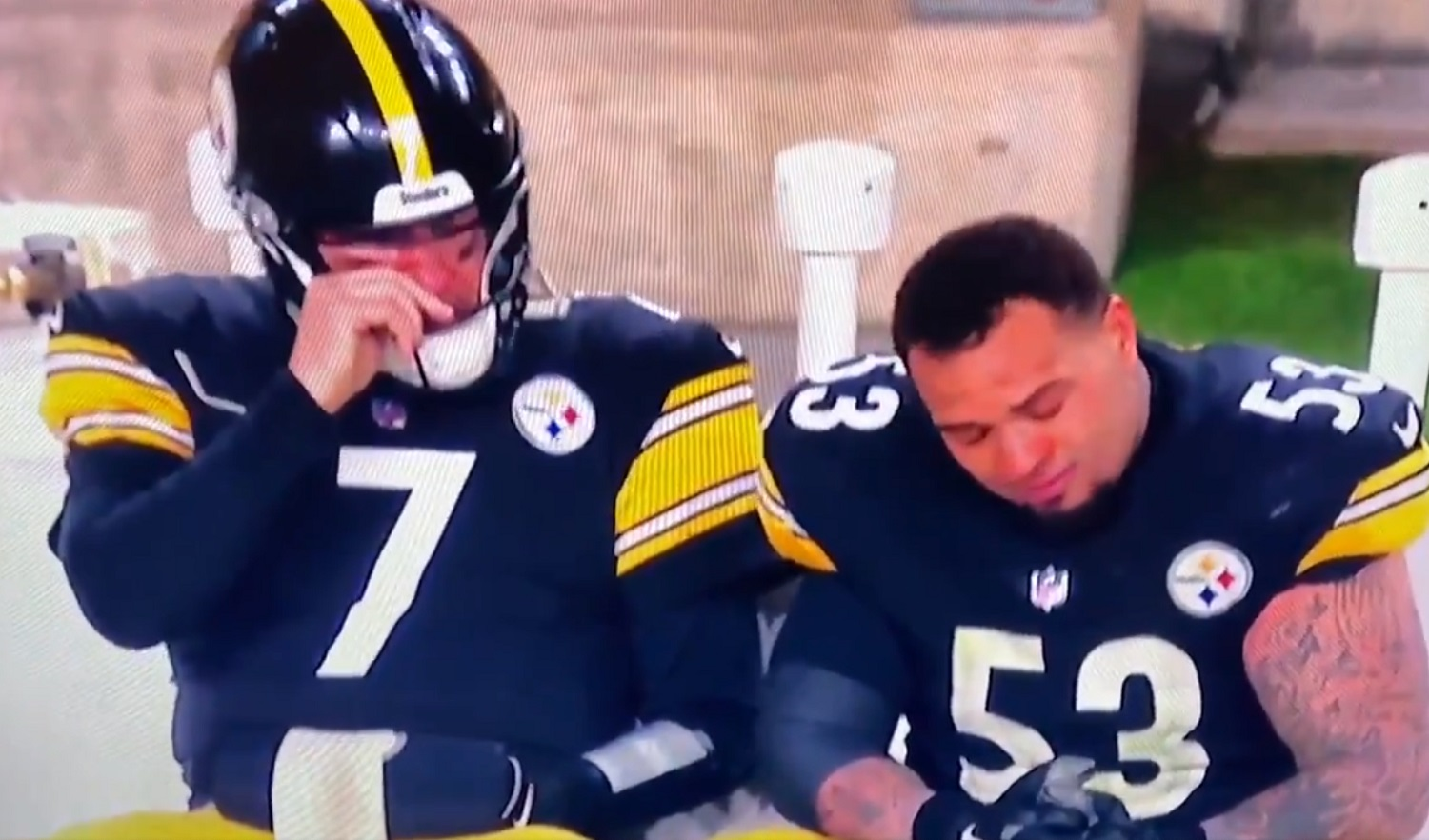 Crying Steelers Blank Meme Template