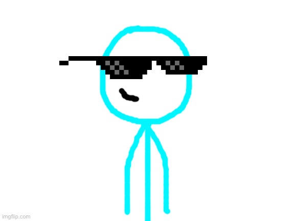 Sticky McCool (gift for Bloo) | image tagged in blank white template | made w/ Imgflip meme maker