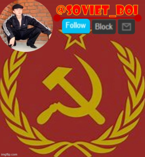 High Quality soviet boi Blank Meme Template