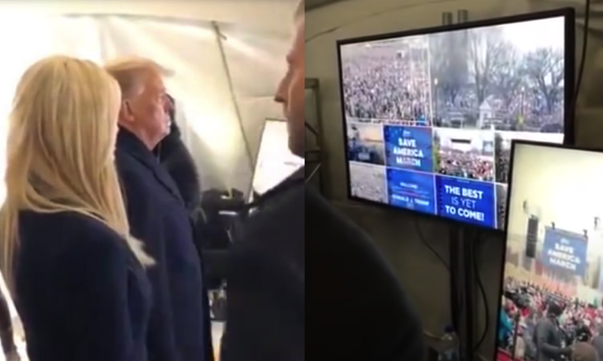 High Quality Trump watched riot, expressed disgust at "low class" supporters Blank Meme Template