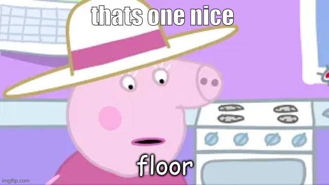 ok | thats one nice; floor | image tagged in okay | made w/ Imgflip meme maker