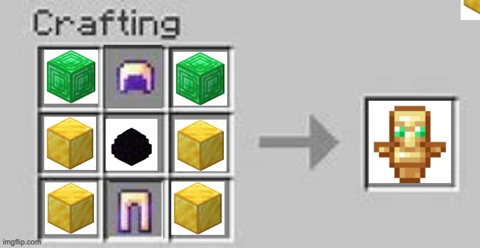 please make this | image tagged in minecraft,crafting,totem of,make this | made w/ Imgflip meme maker
