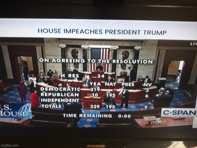 The orange has been peached again | image tagged in impeach trump | made w/ Imgflip meme maker