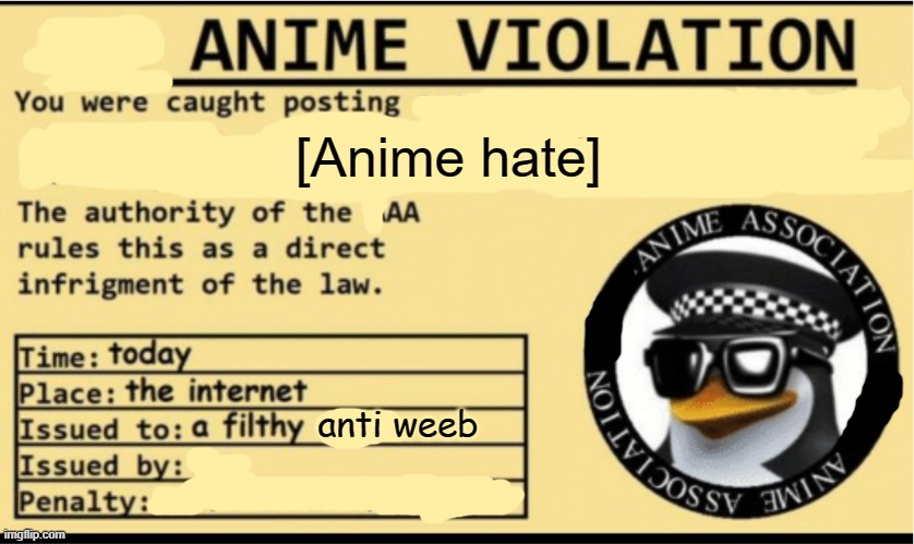 NEW TEMPLATE DAB ON THEM ANIME HATERZ | image tagged in anime violation | made w/ Imgflip meme maker