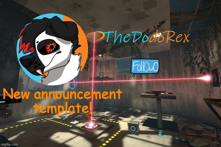 New announcement template! | image tagged in announcement | made w/ Imgflip meme maker