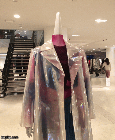 “Proving a point is passé.” | image tagged in gifs,fashion,maison margiela,barneys,social commentary,points | made w/ Imgflip images-to-gif maker