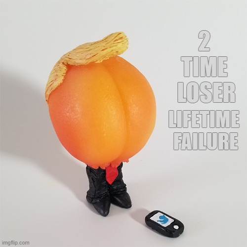 2 TIME LOSER, LIFETIME FAILURE | 2
TIME
 LOSER; LIFETIME
 FAILURE | image tagged in 2 time,loser,lifetime,failure,trump,impeached | made w/ Imgflip meme maker