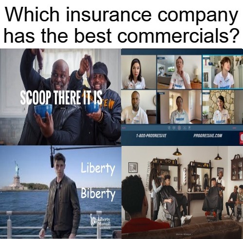 Which Is The Best Insurance Commercial Blank Meme Template