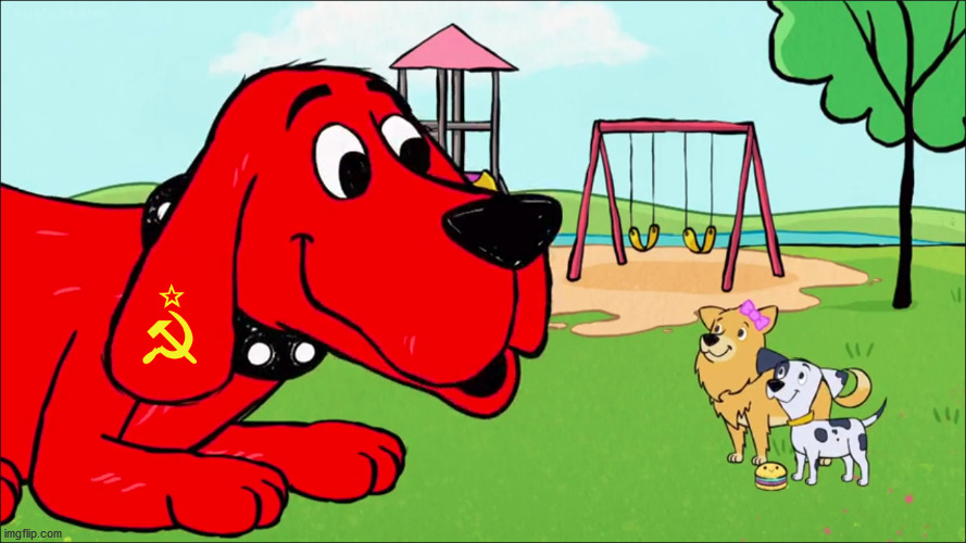 Introducing Clifford the big Red dog, he will help you unionize your workplace. | image tagged in clifford the big red dog,meme template,new memes,new meme,new template,template | made w/ Imgflip meme maker
