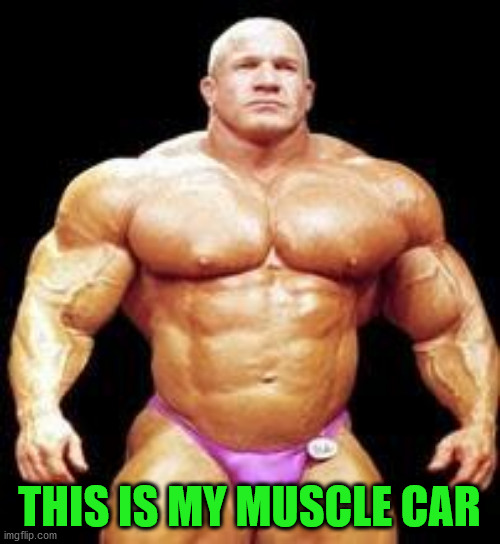 muscles | THIS IS MY MUSCLE CAR | image tagged in muscles | made w/ Imgflip meme maker