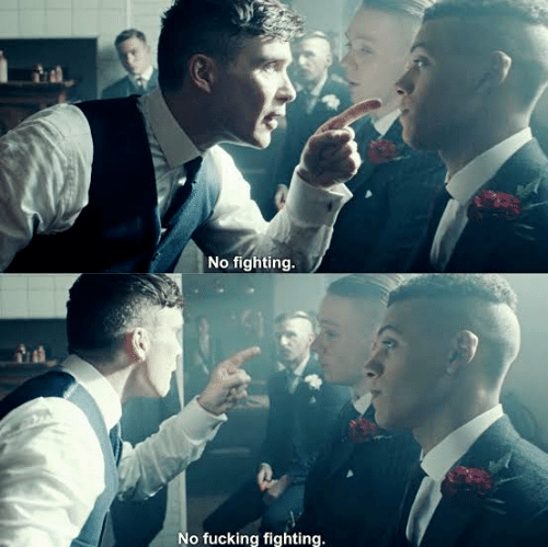 Peaky Blinders no dichtging Blank Meme Template