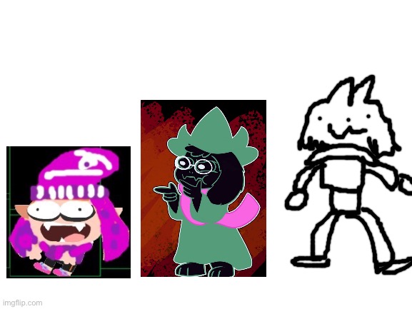 YES. | image tagged in blank white template,sr pelo,underpants,undertale,memes,deltarune | made w/ Imgflip meme maker