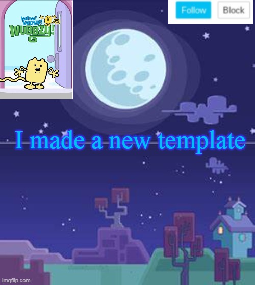 Check it out | I made a new template | image tagged in wubbzymon's annoucment,new,template | made w/ Imgflip meme maker