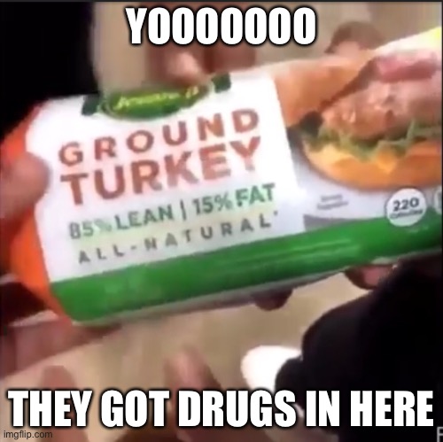 YOOOOOOO THEY GOT DRUGS IN HERE | made w/ Imgflip meme maker