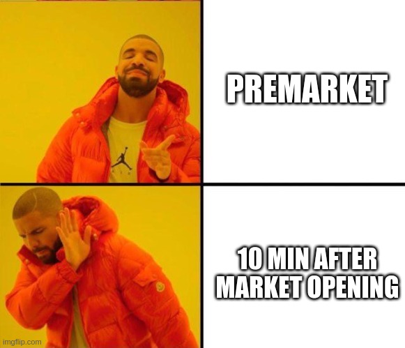 Stock Market Explained | PREMARKET; 10 MIN AFTER MARKET OPENING | image tagged in stock market,premarket,wall street,nasdaq,nyse | made w/ Imgflip meme maker