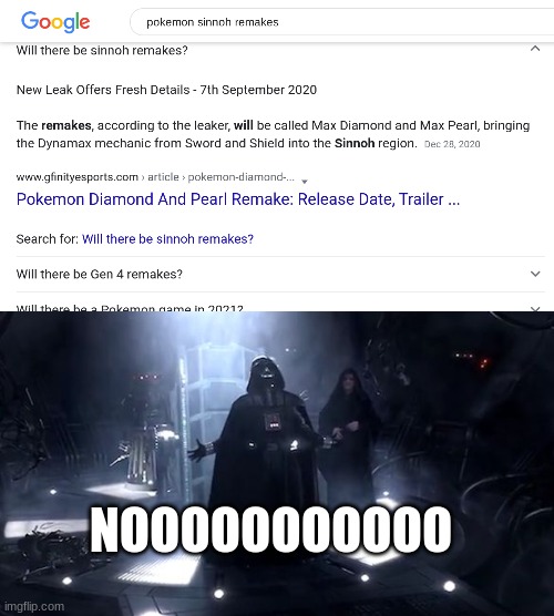 SAY IT ISN'T TRUE! | NOOOOOOOOOOO | image tagged in vader nooooooooo | made w/ Imgflip meme maker