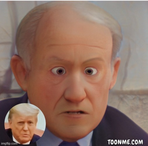 MFW Biden is a cartoon version of Trump | image tagged in joe biden,donald trump,cartoon | made w/ Imgflip meme maker