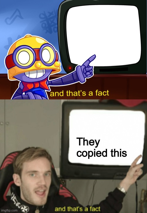 What is this | They copied this | image tagged in true carl,and that's a fact | made w/ Imgflip meme maker