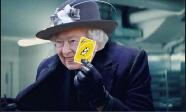 High Quality queen uno reverse card Blank Meme Template