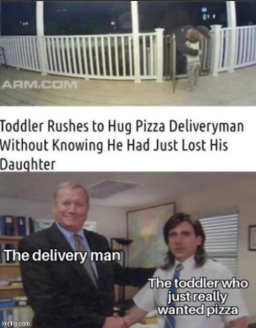 that toddler is gonna grow up to be a nice man, I already know it | image tagged in pizza time,toddler,good boy | made w/ Imgflip meme maker