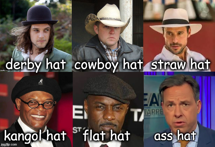 Jake Tapper CNN | ass hat | image tagged in politics | made w/ Imgflip meme maker