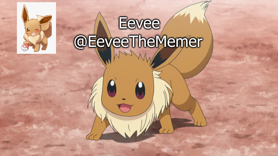Eevee announcement Blank Meme Template