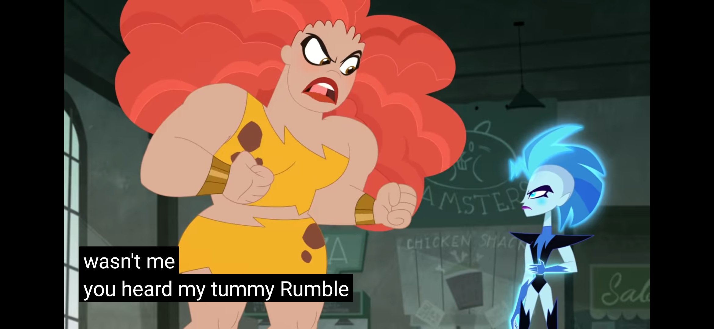 You Heard my Tummy Rumble Blank Meme Template