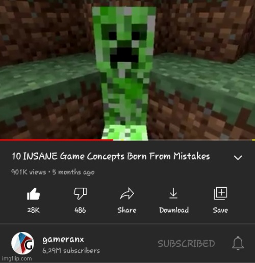 did you knew that creeper was a mistake | image tagged in minecraft,creeper | made w/ Imgflip meme maker