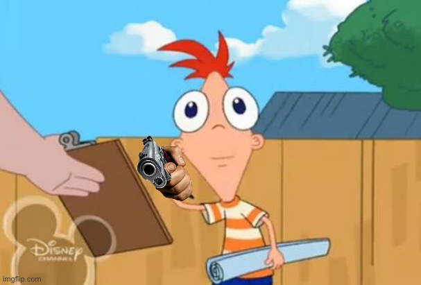 Phineas stare | image tagged in phineas stare | made w/ Imgflip meme maker