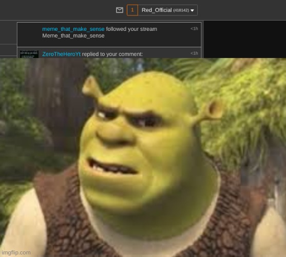 image tagged in confused shrek | made w/ Imgflip meme maker