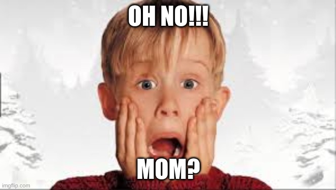 mom!!!!!!!! | OH NO!!! MOM? | image tagged in funny,kevin,home alone kid,prisoners | made w/ Imgflip meme maker