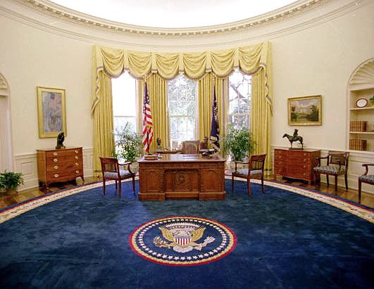 White House Oval Office Blank Meme Template