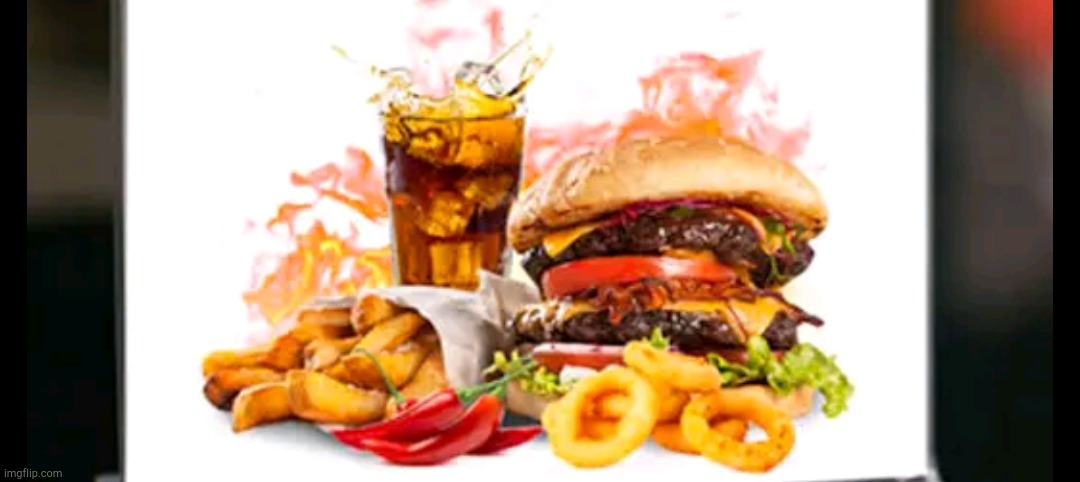 Burger and fries fast food! | image tagged in burger fast food | made w/ Imgflip meme maker