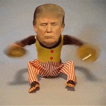 High Quality Trump monkey still Blank Meme Template
