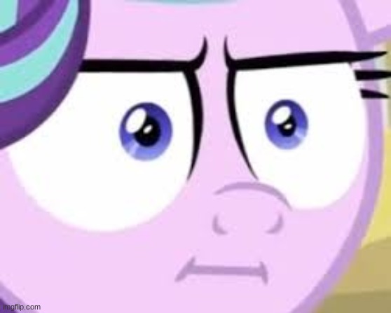 starlight glimmer wtf | image tagged in starlight glimmer wtf | made w/ Imgflip meme maker