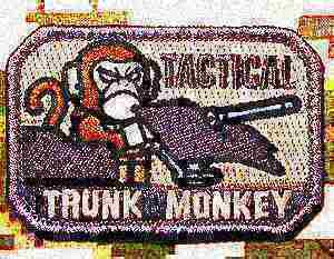 Tactical trunk monkey deep-fried 2 Blank Meme Template