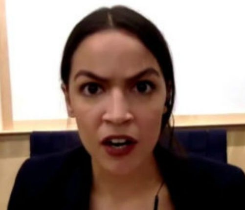 Angry Ocasio-Cortez Blank Meme Template