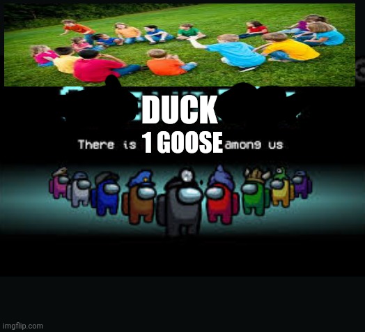 There is 1 imposter among us | DUCK; 1 GOOSE | image tagged in there is 1 imposter among us | made w/ Imgflip meme maker