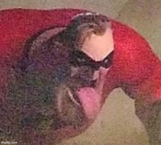 No context allowed | image tagged in mr incredible tongue | made w/ Imgflip meme maker