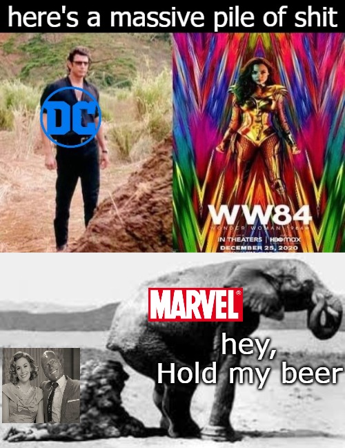 hey, Hold my beer | image tagged in wanda | made w/ Imgflip meme maker