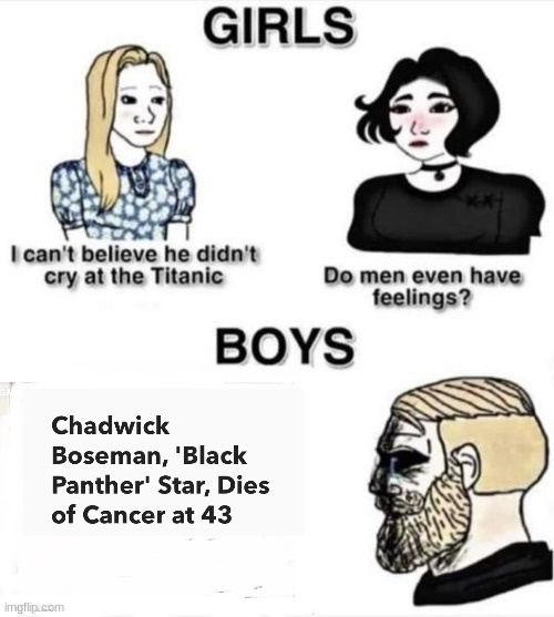 F in the chat | image tagged in do boys even have feelings | made w/ Imgflip meme maker