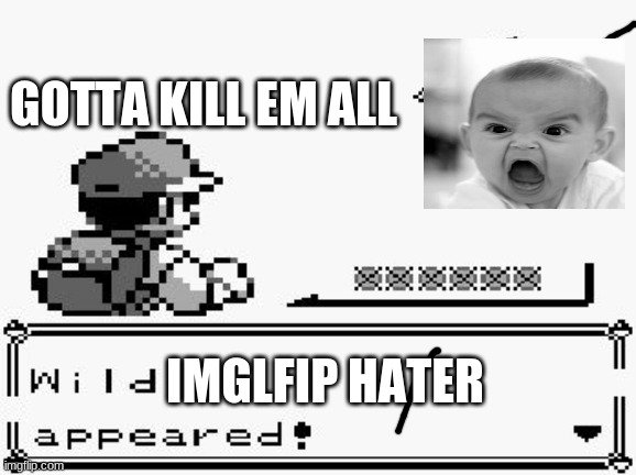 gotta kill em all | GOTTA KILL EM ALL; IMGLFIP HATER | image tagged in kill | made w/ Imgflip meme maker